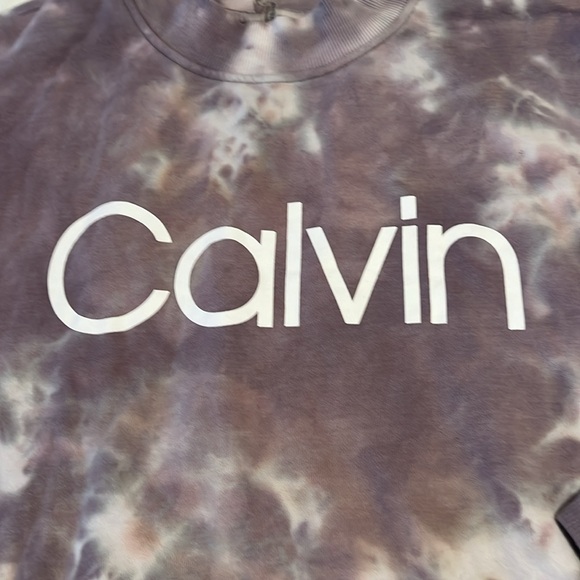 Calvin Klein lilac/ white sweatshirt - Picture 2 of 5